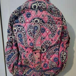 Vera Bradley Boysenberry Zipper Backpack